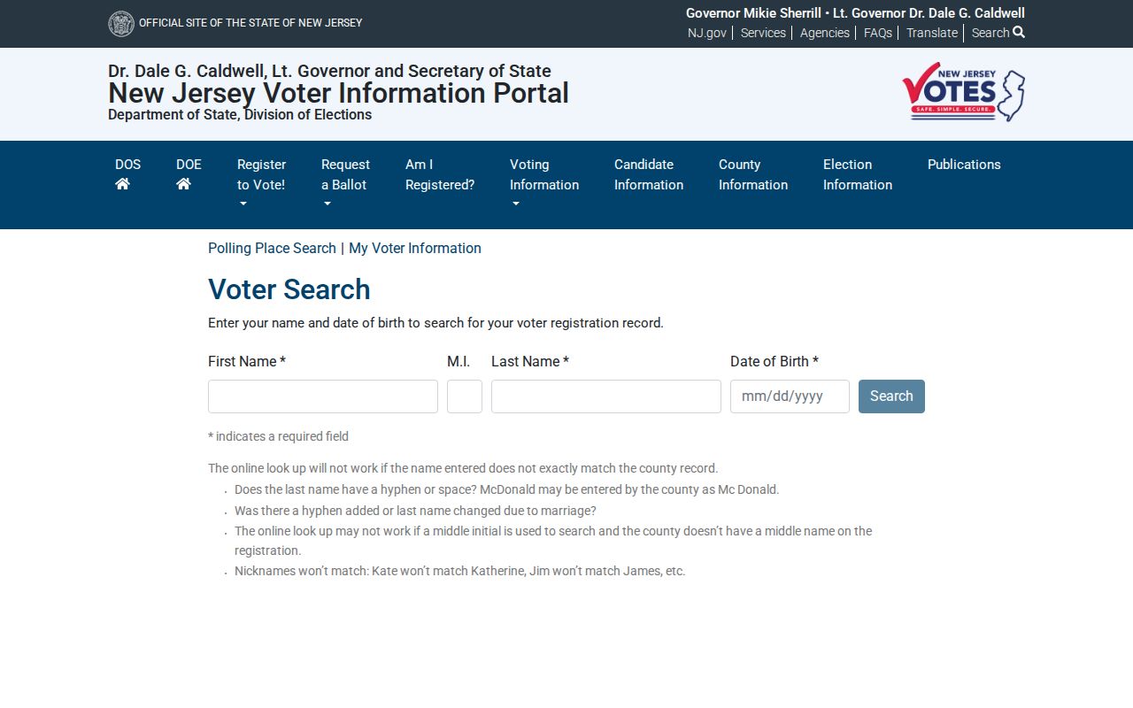 Glassboro residents directory voter record access route