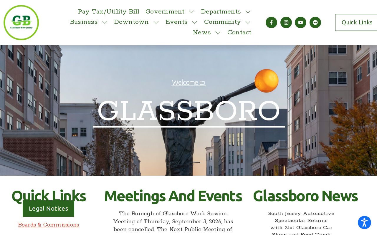 Glassboro residents directory official borough source